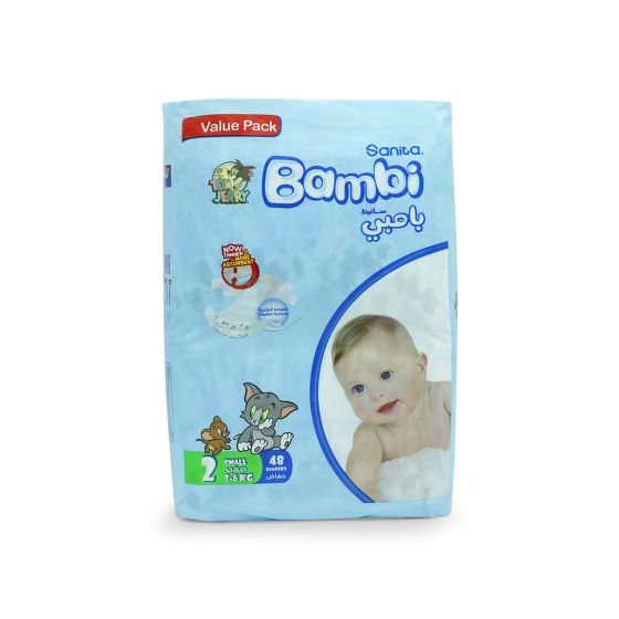 SANITA BAMBI SMALL VALUE PACK 48S NEW PACKING