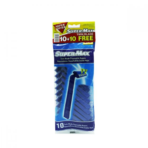 SUPER MAX RAZOR + 10 CARTRIDGE OFFER AT493