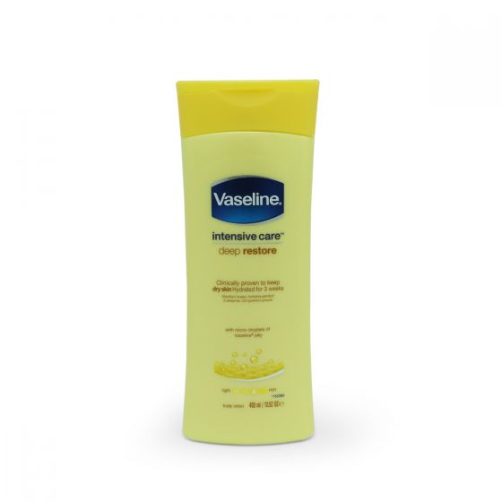 VASELINE DEEP RESTORE BODY LOTION 400ML