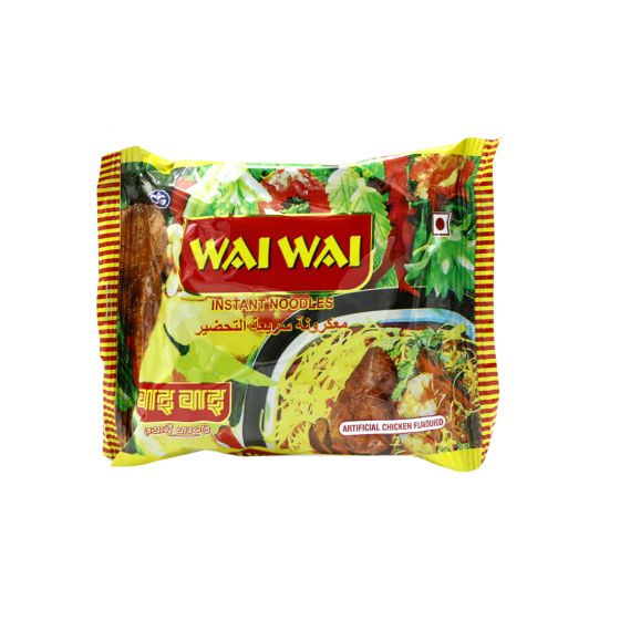 WAI WAI NOODLES CHICKEN 75GM