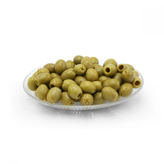 SPAIN PITED GREEN OLIVES 1KG